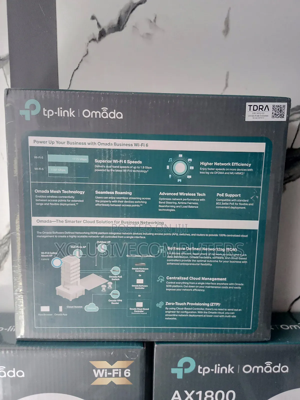 Tp-Link Omada Ax1800 Ceiling Mount Wifi 6 Access Point