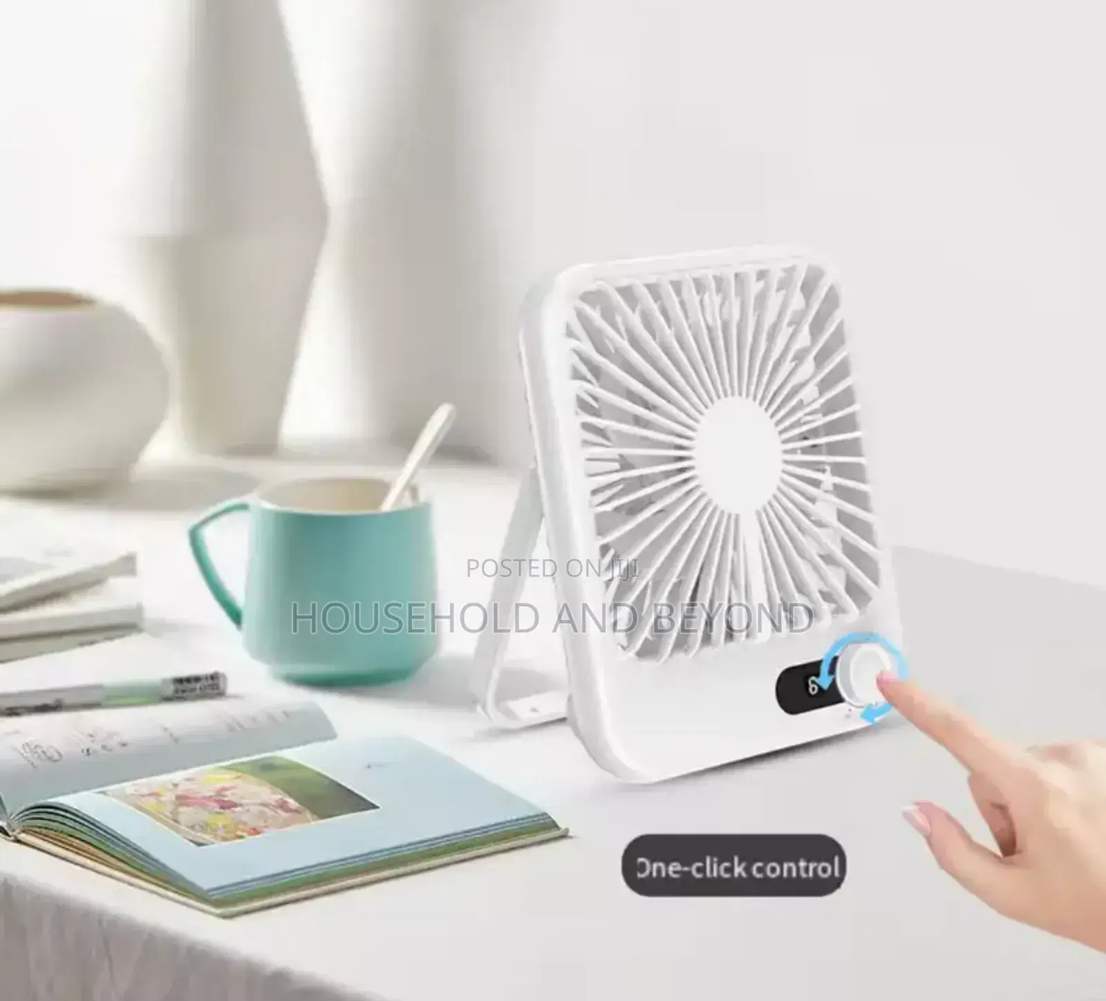 Rechargeable Handheld Usb Table Fan