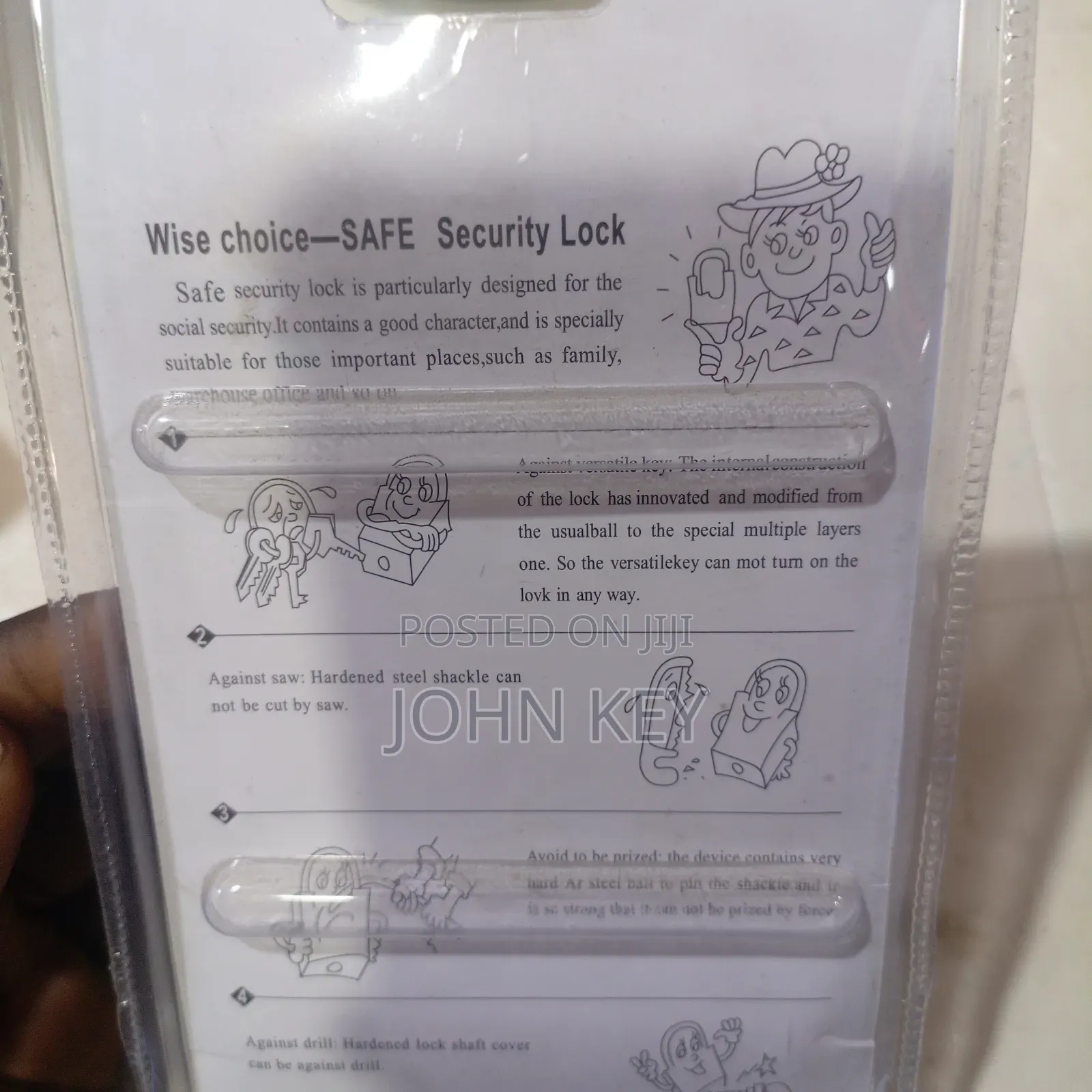 Safe Security Lock 80mm
