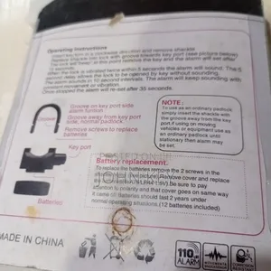 Alarm Lock 110db
