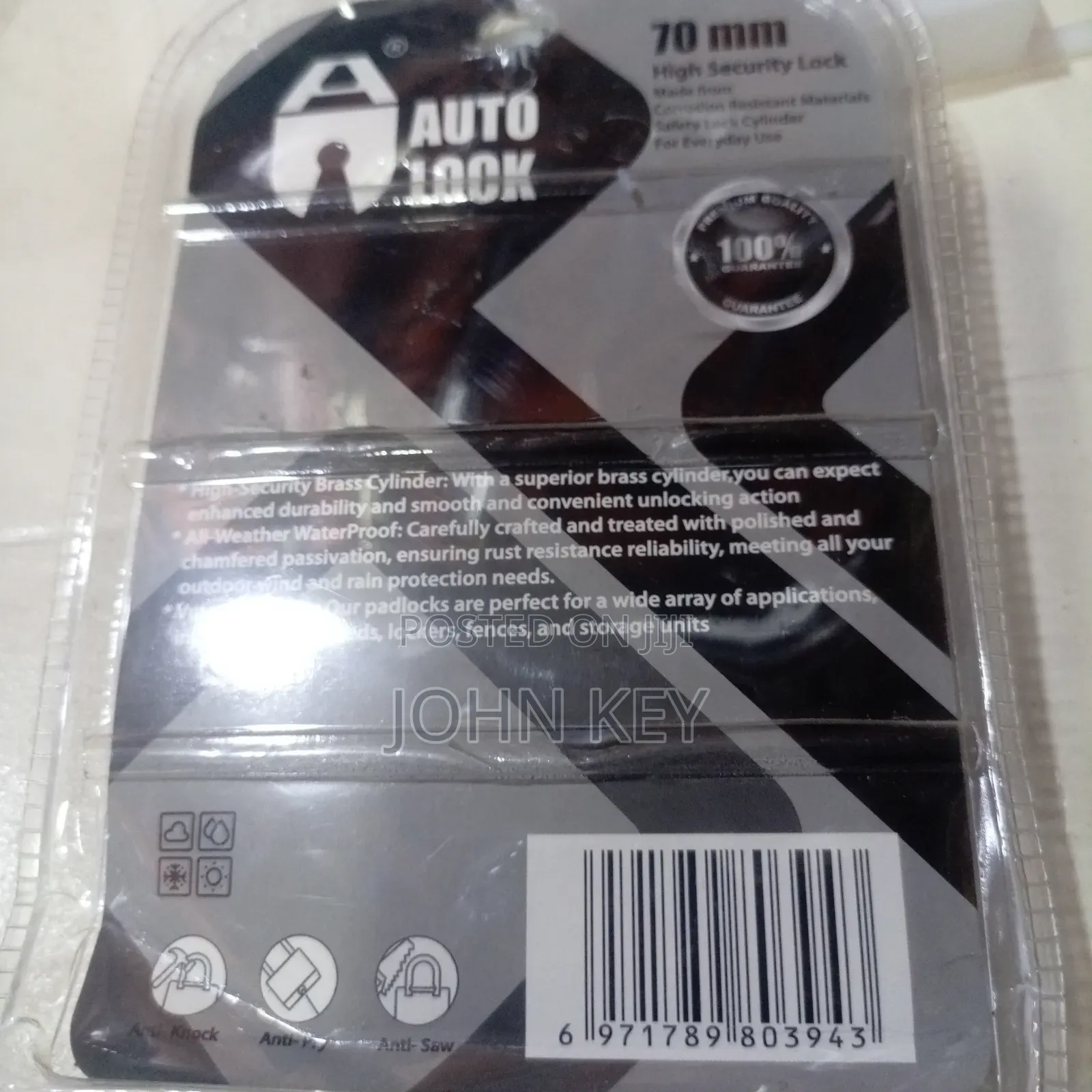 Auto Green Padlock