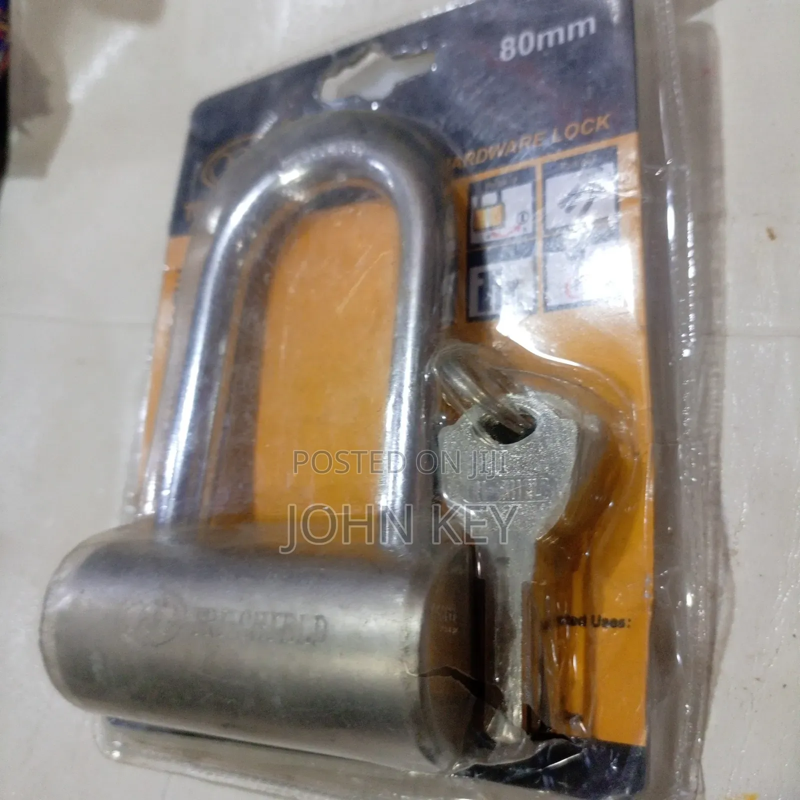 Tri Shield Security Padlock 80mm