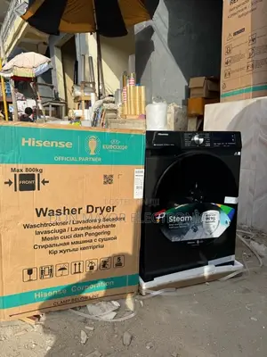 Hisense 8kg Inverter Wash and Dry Machine With (Wd 3q8043bt)