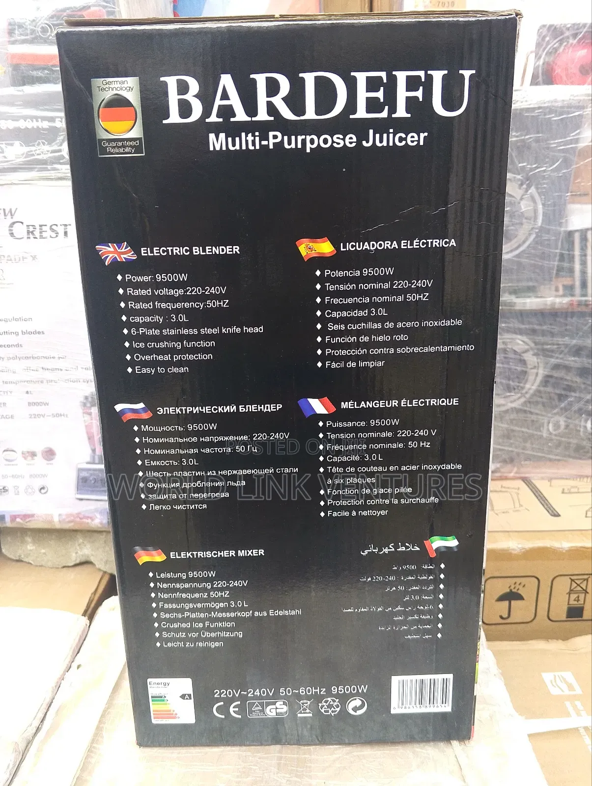 Bardefu Multi Purpose Juicer 6in1 Function