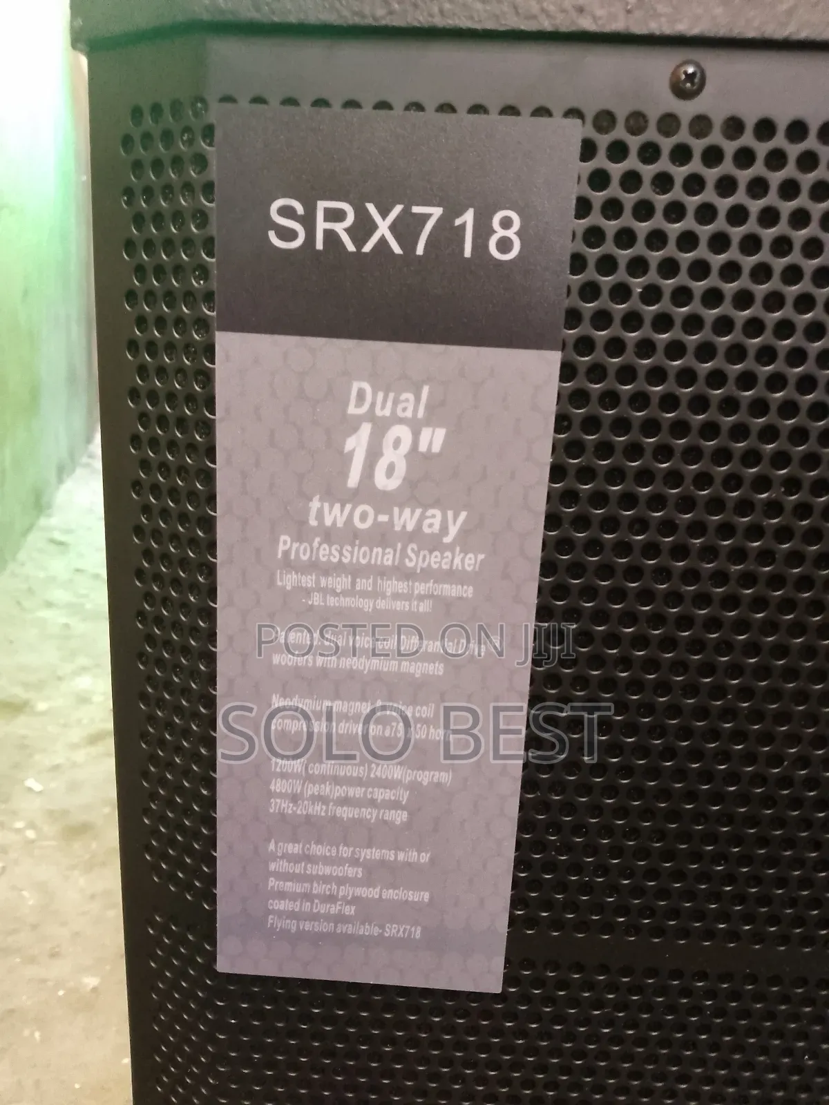 18 Inches JBL Single Sub