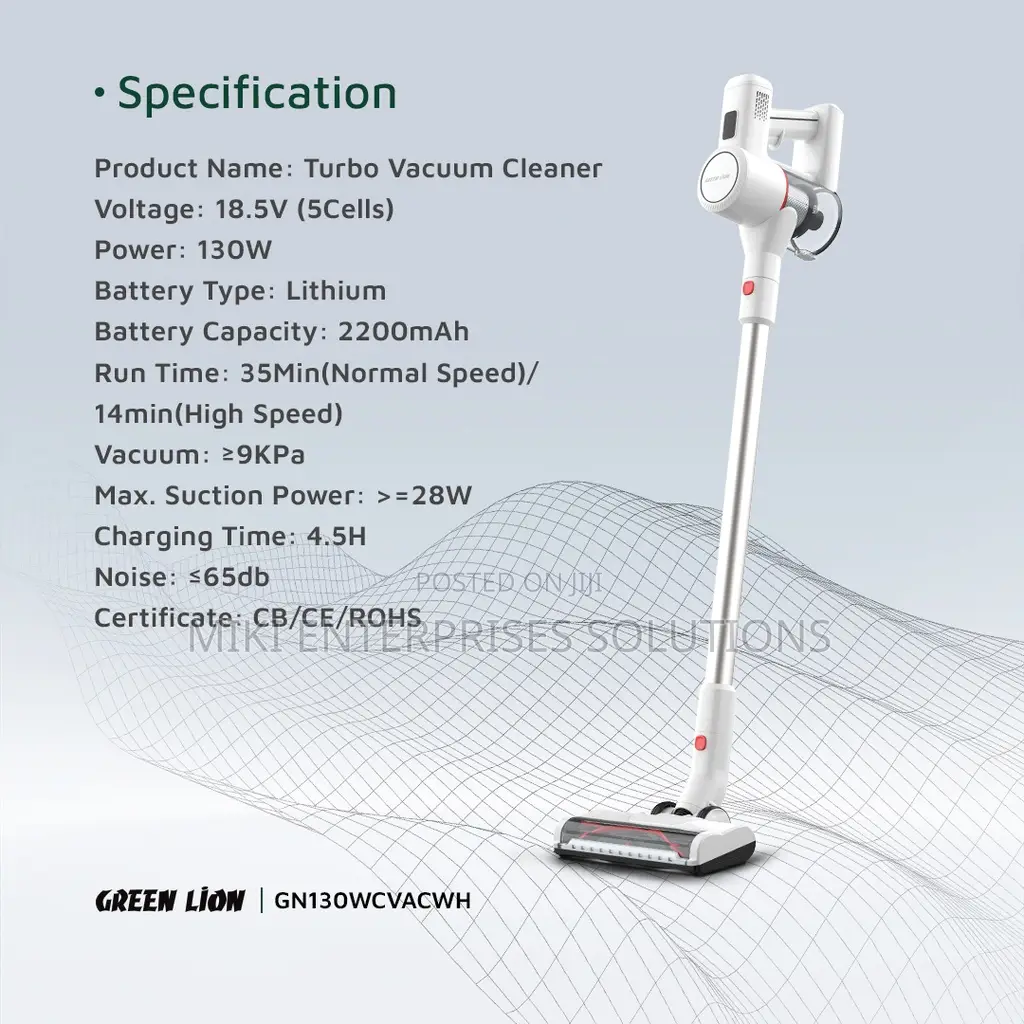 Green Lion Turbo Vacuum Cleaner