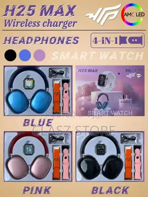 Photo - H25 Max Smart Watch With Headset