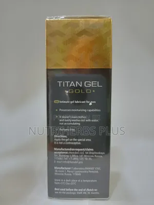 Titan Gel Gold Special Gel for Men Penis Enlargement