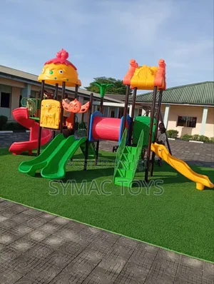 Play Stations With Swings Slides And Tunnels Spirals