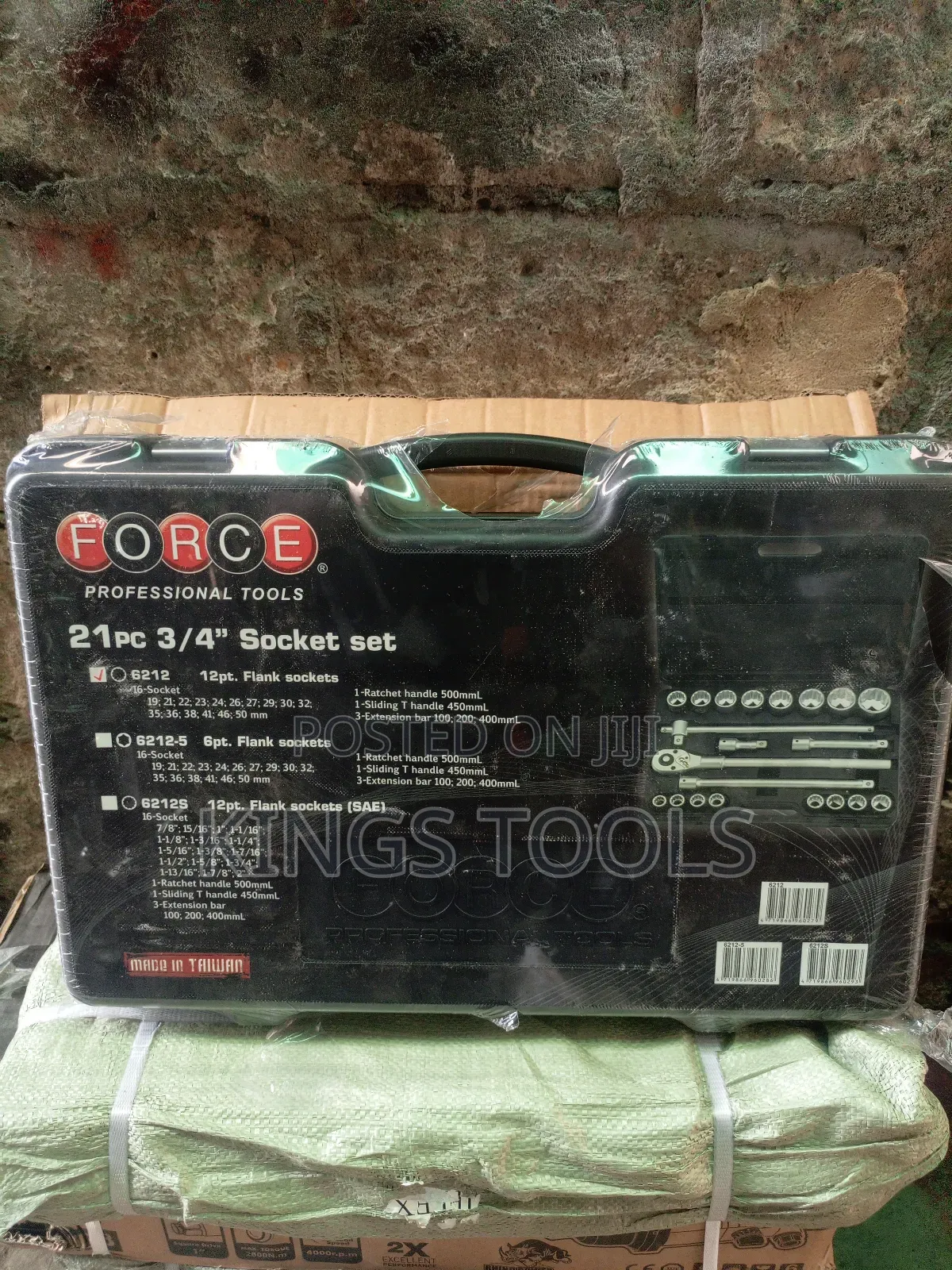 3/4" Socket Set Force (21pcs)