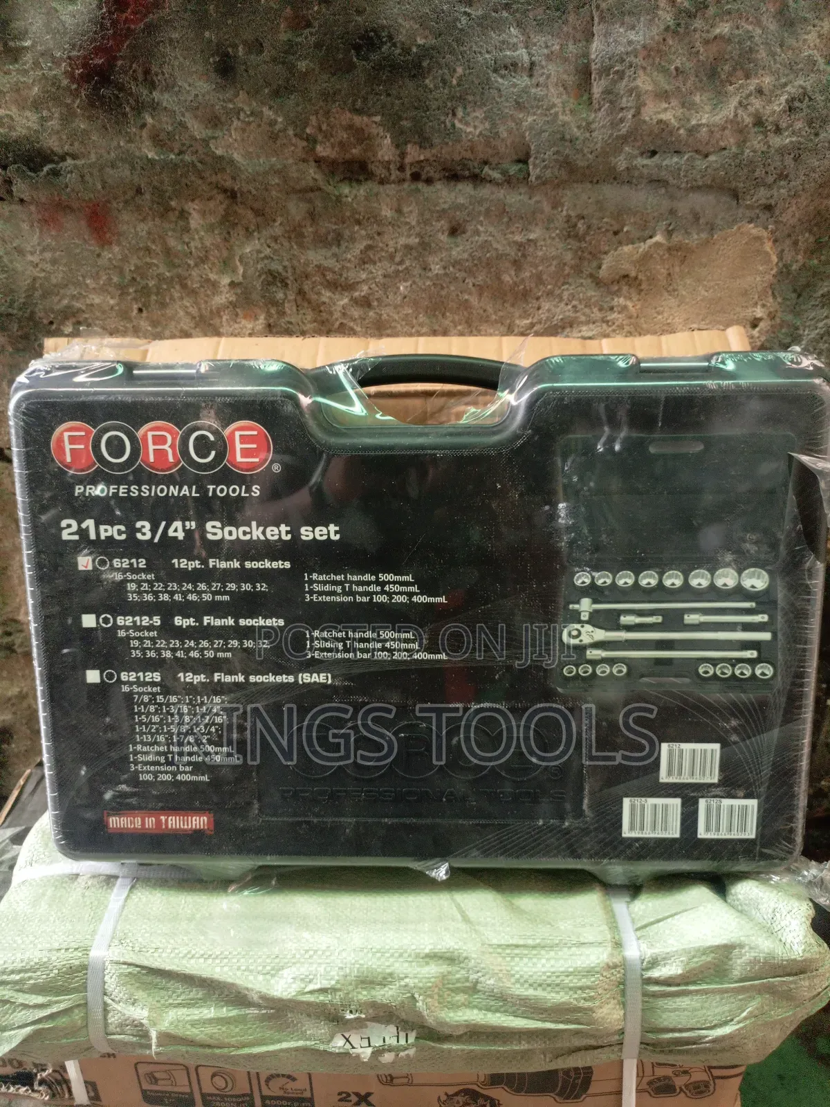 3/4" Socket Set Force (21pcs)