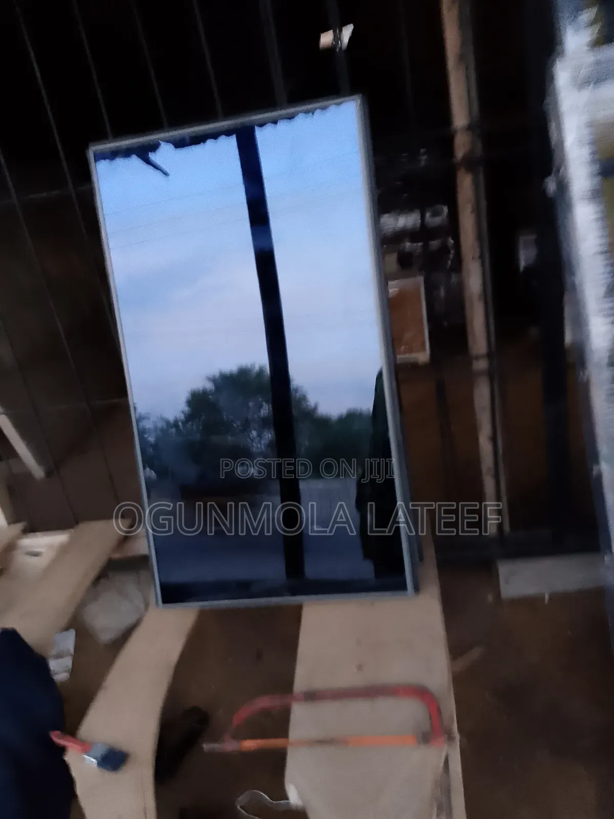 Aluminum Frameless Window With Net and Burglary