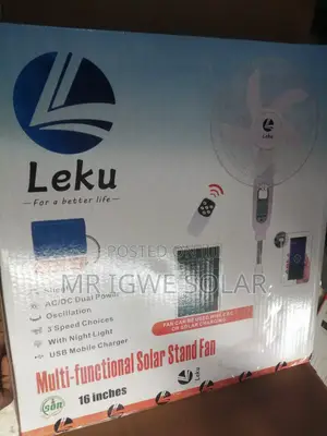 Solar Mp3 Rechargeable Fans Leku