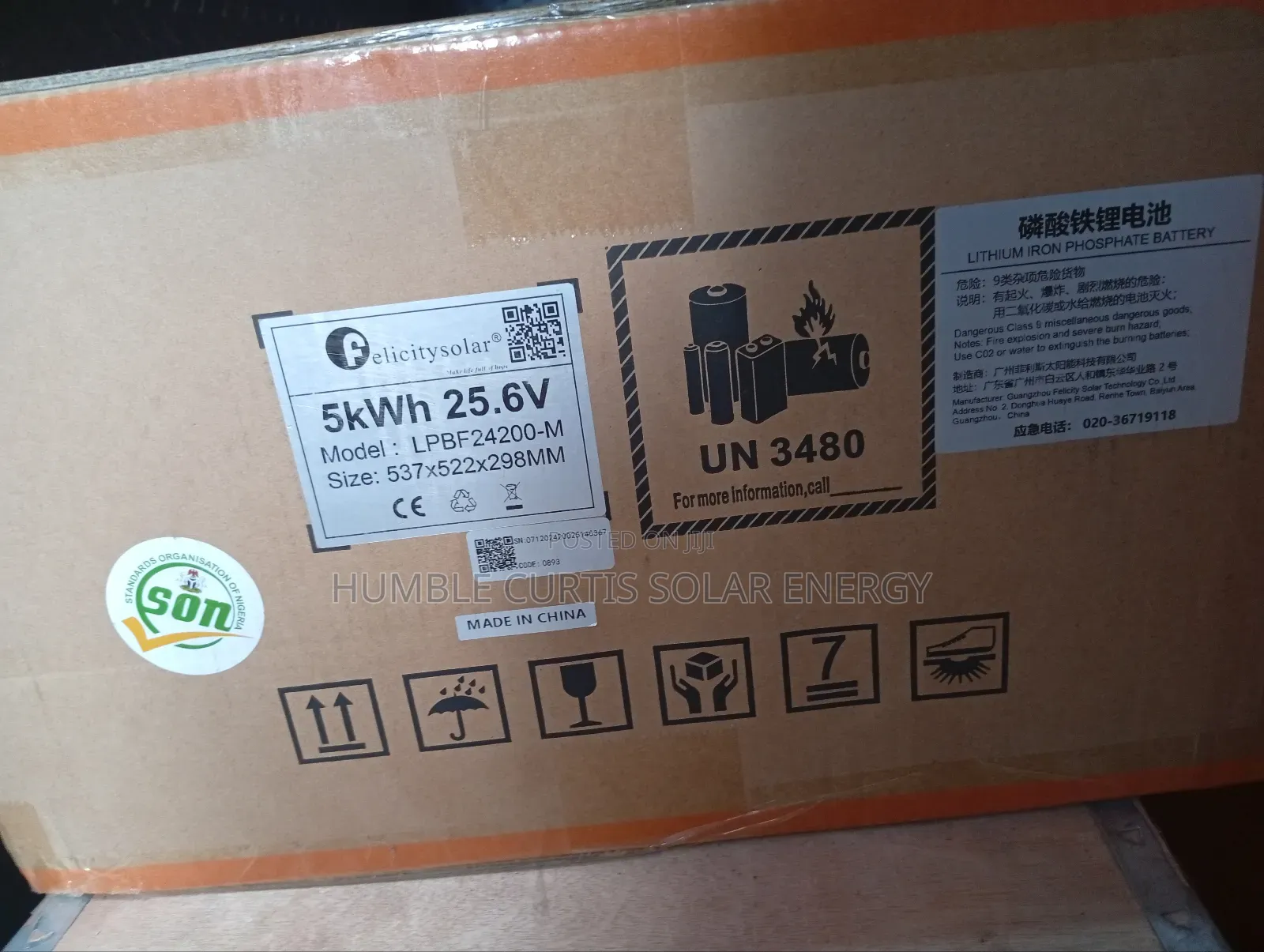 Felicity 5kwh Lithium Battery