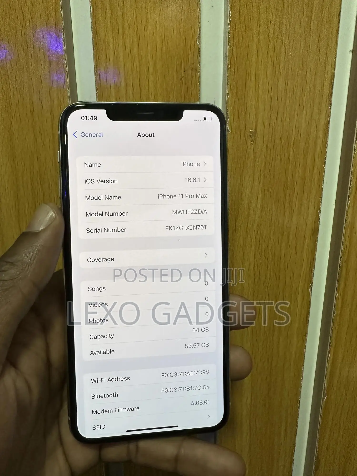 Apple iPhone 11 Pro Max 64 GB White
