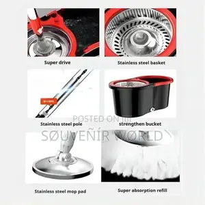 Rotating Mop With Bucket
