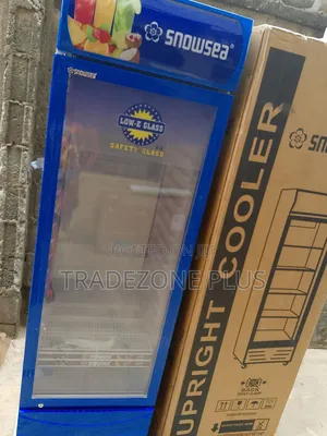 300l Snowsea Upright Showcase With Adjustable Shelves