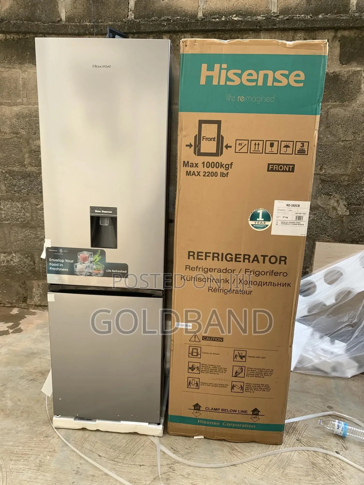 Hisense 264l Bottom Freezer Refrigerator