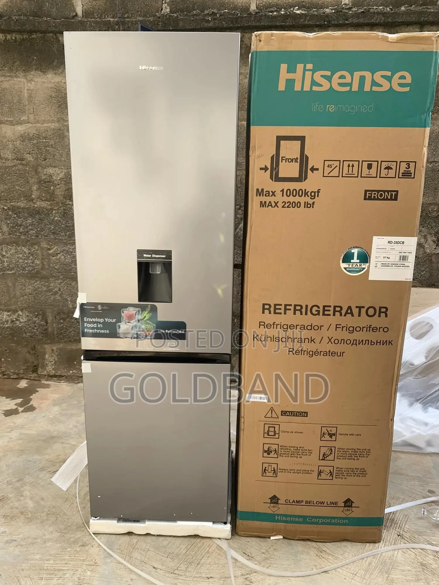 Hisense 264l Bottom Freezer Refrigerator