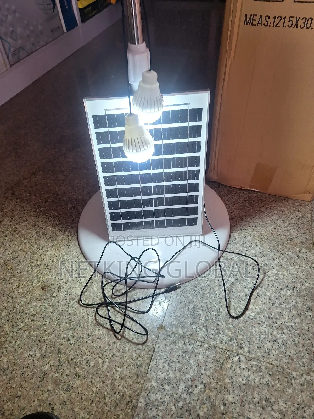 Solar Rechargeable Fan