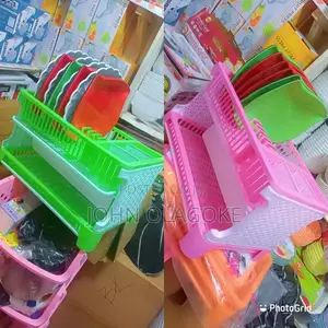 Double Decker Plastic Plate Rack Dish-Rack