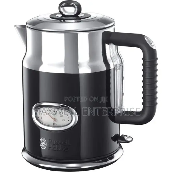 Russell Hobbs Black Toaster and Kettle