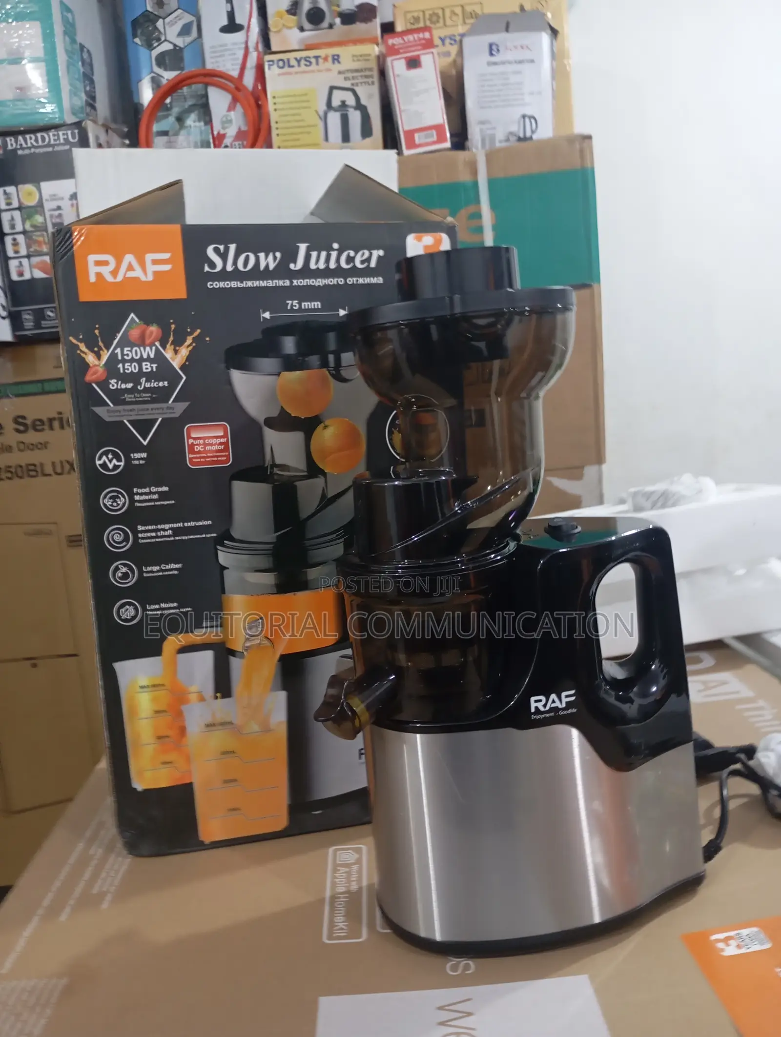 Juicing Reinvented With Raf Slow Juicer