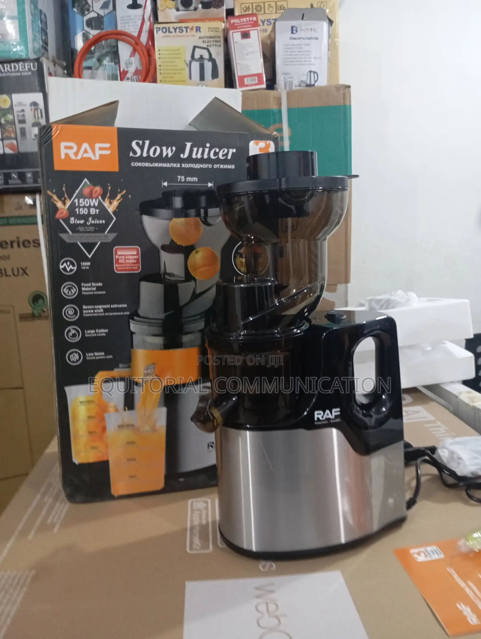 Juicing Reinvented With Raf Slow Juicer