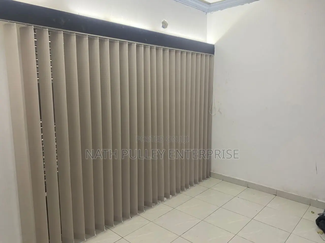 Grey Vertical Blinds