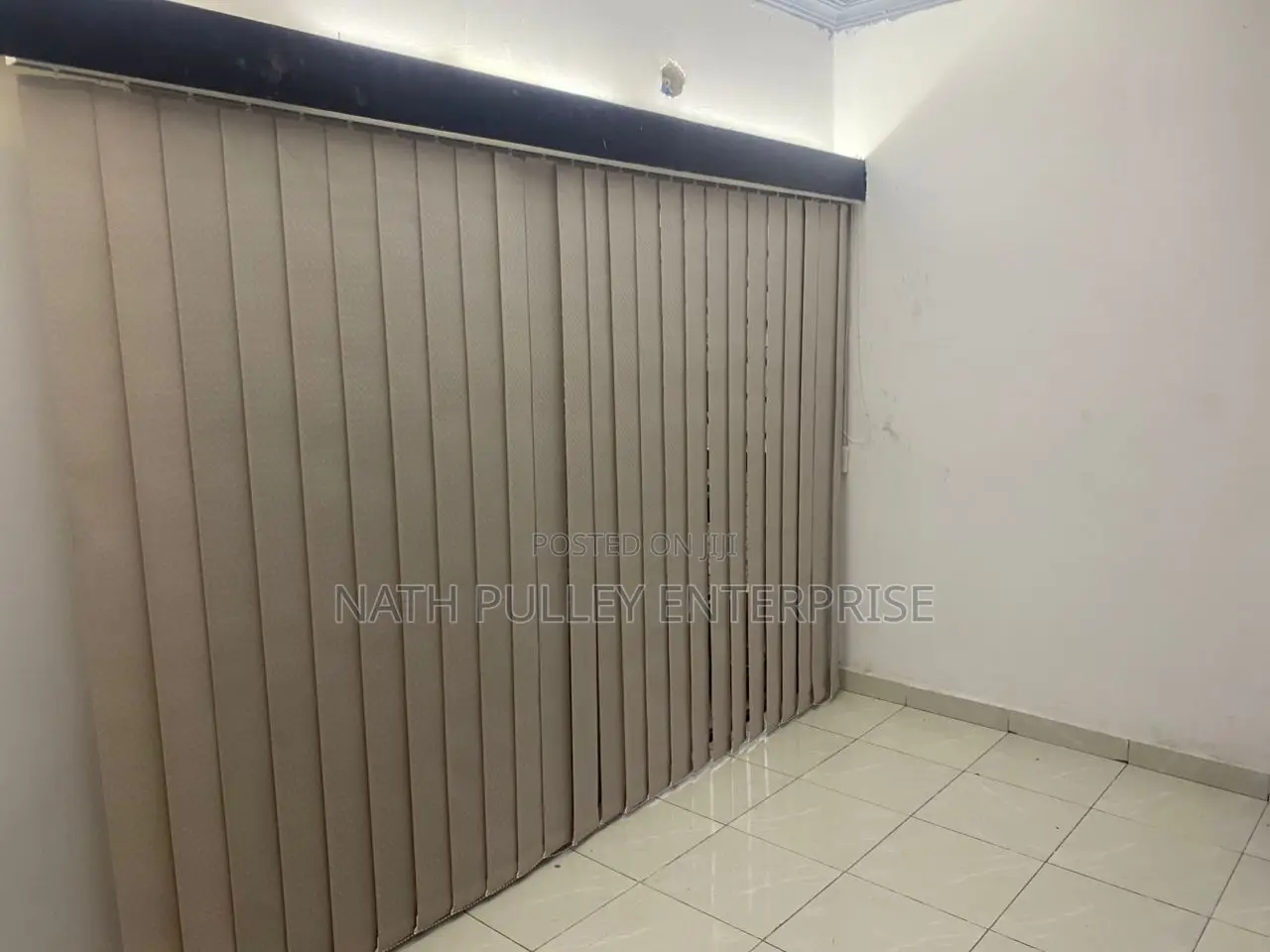 Grey Vertical Blinds