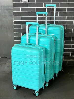 Set of 3 Rubber Goodpatner Luggage Traveling Box
