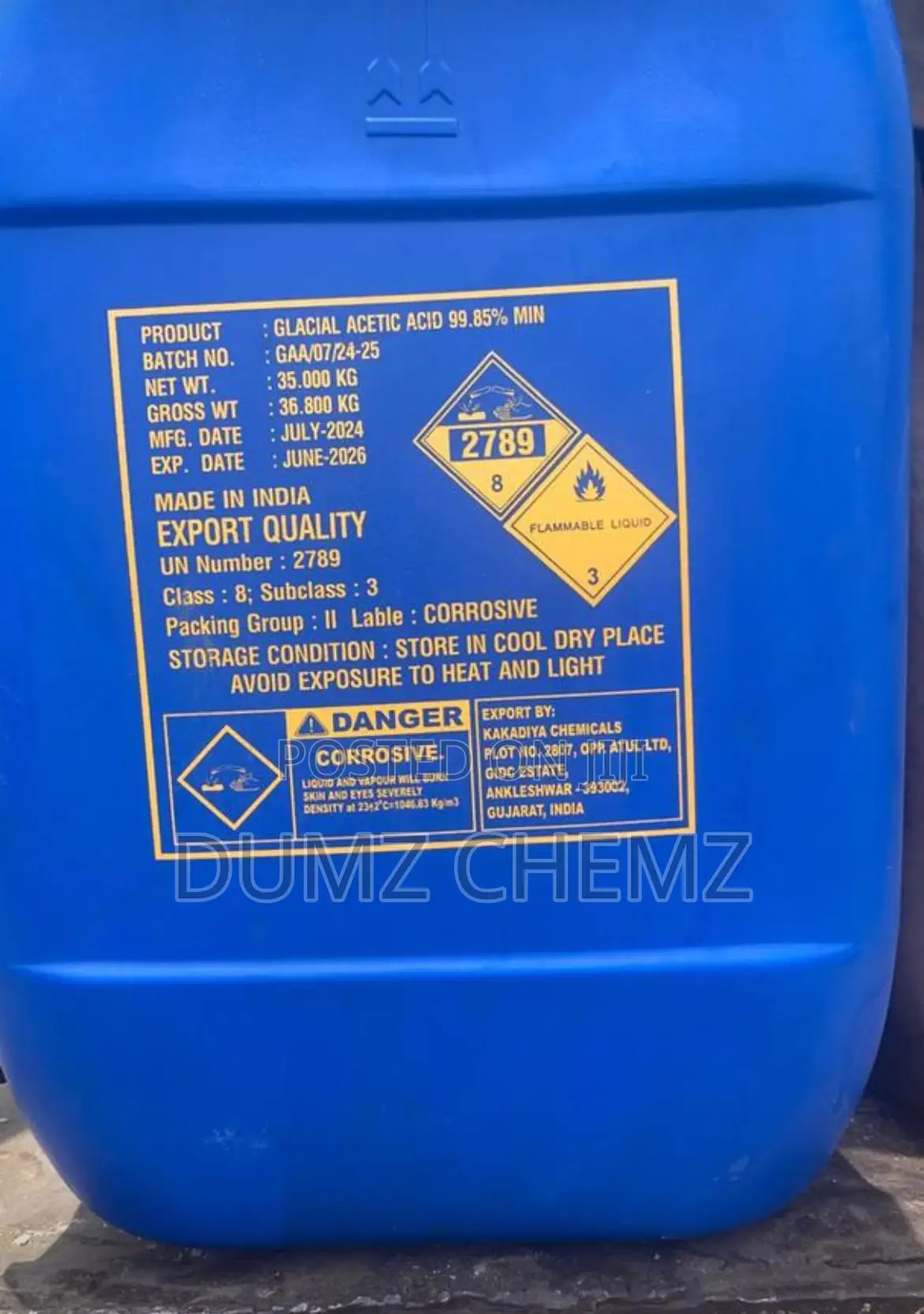 Acetic Acid Glacial