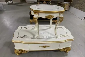 Executive High Quality Royal Center Table With Two Stools
