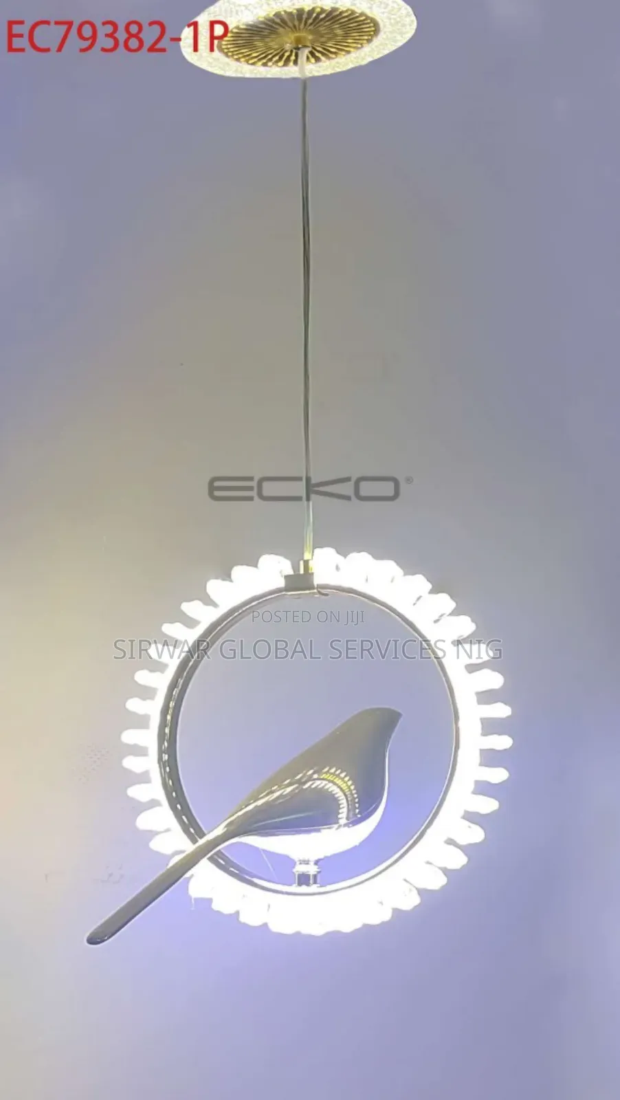Single Bird Design Dropping Light 