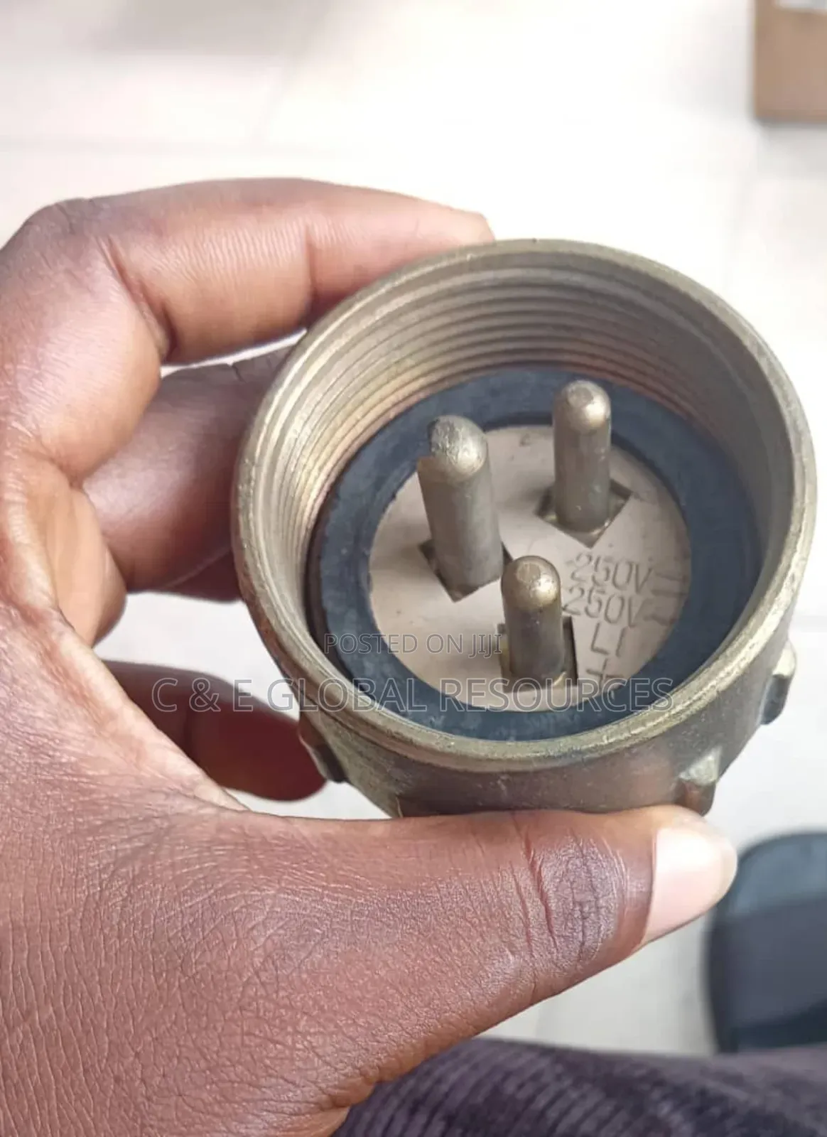 Brass Marine Electrical Plug