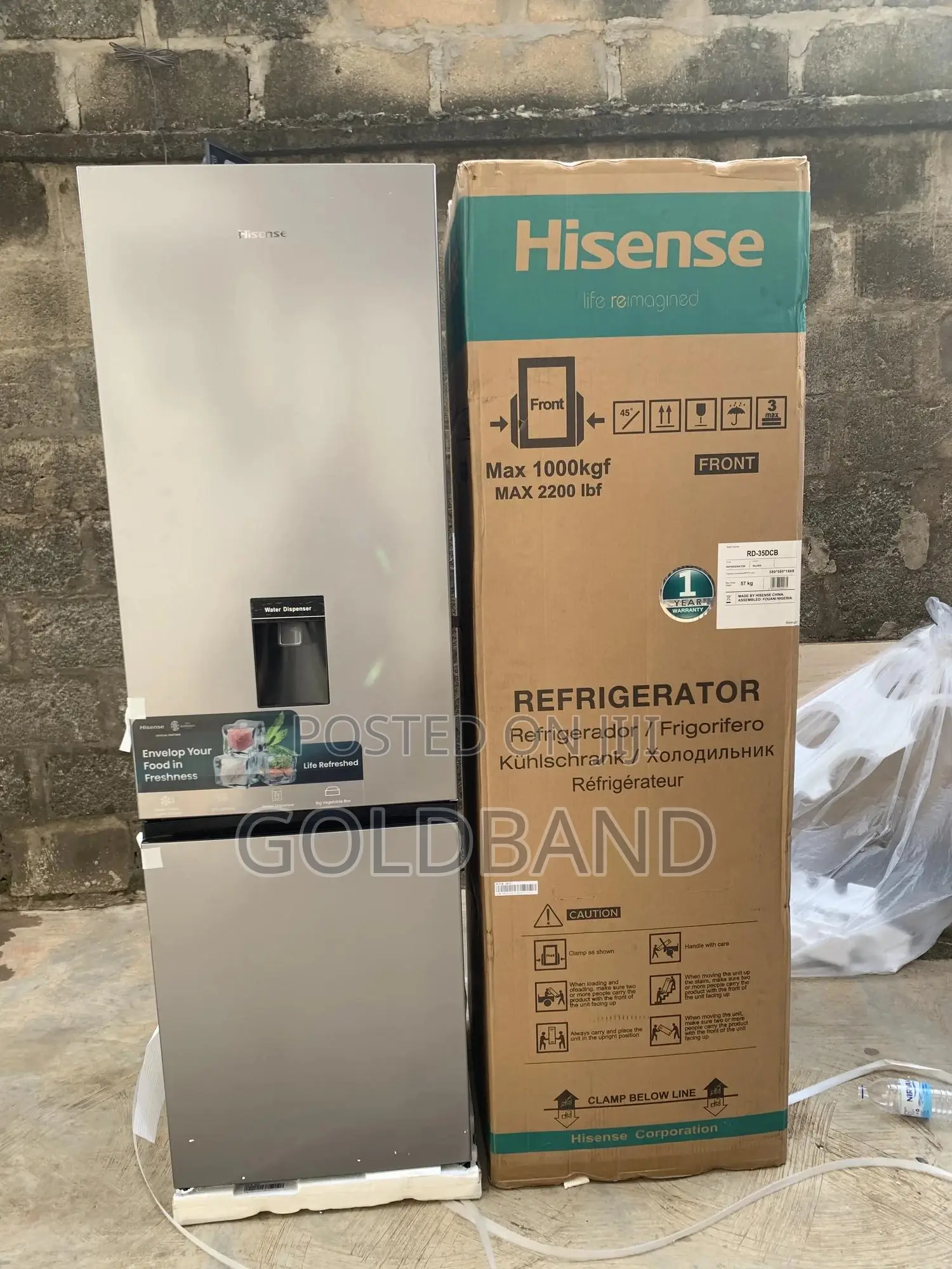 Hisense 264l Bottom Freezer Fridge + Digital Temp Control
