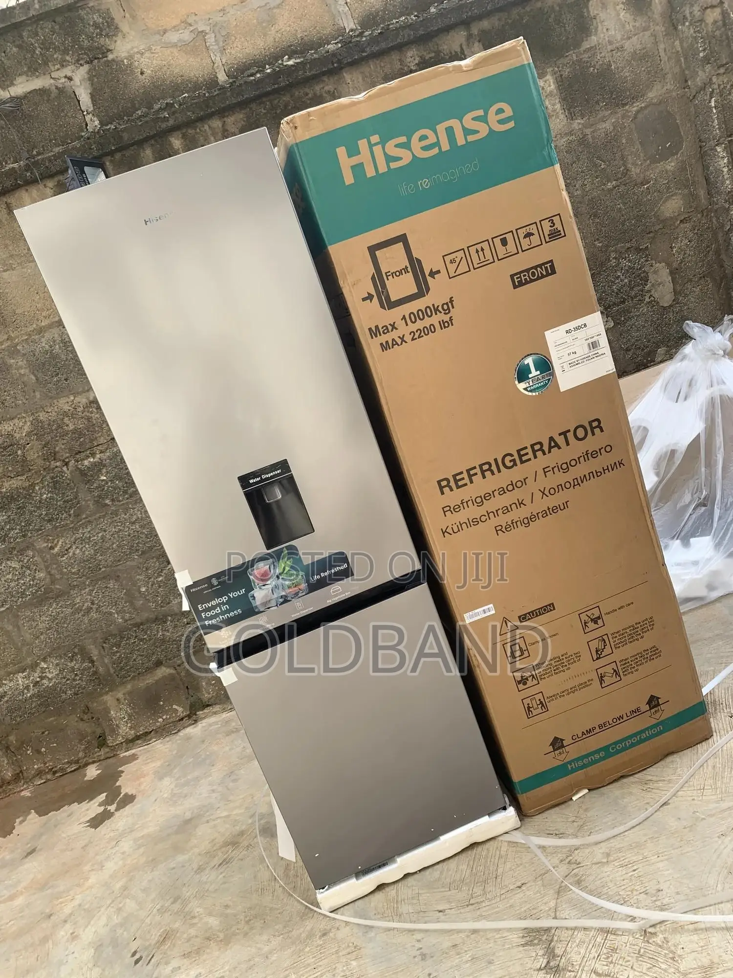 Hisense 264l Bottom Freezer Fridge + Digital Temp Control