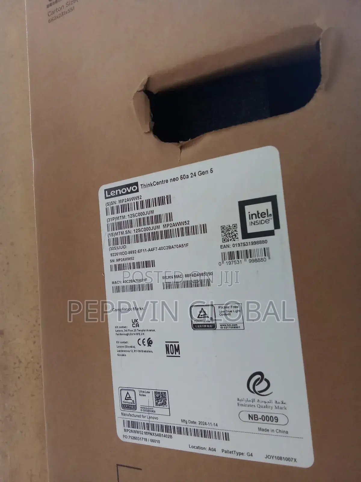 New Lenovo ThinkCentre Neo 50T 8GB Intel Core I3 SSD 512GB