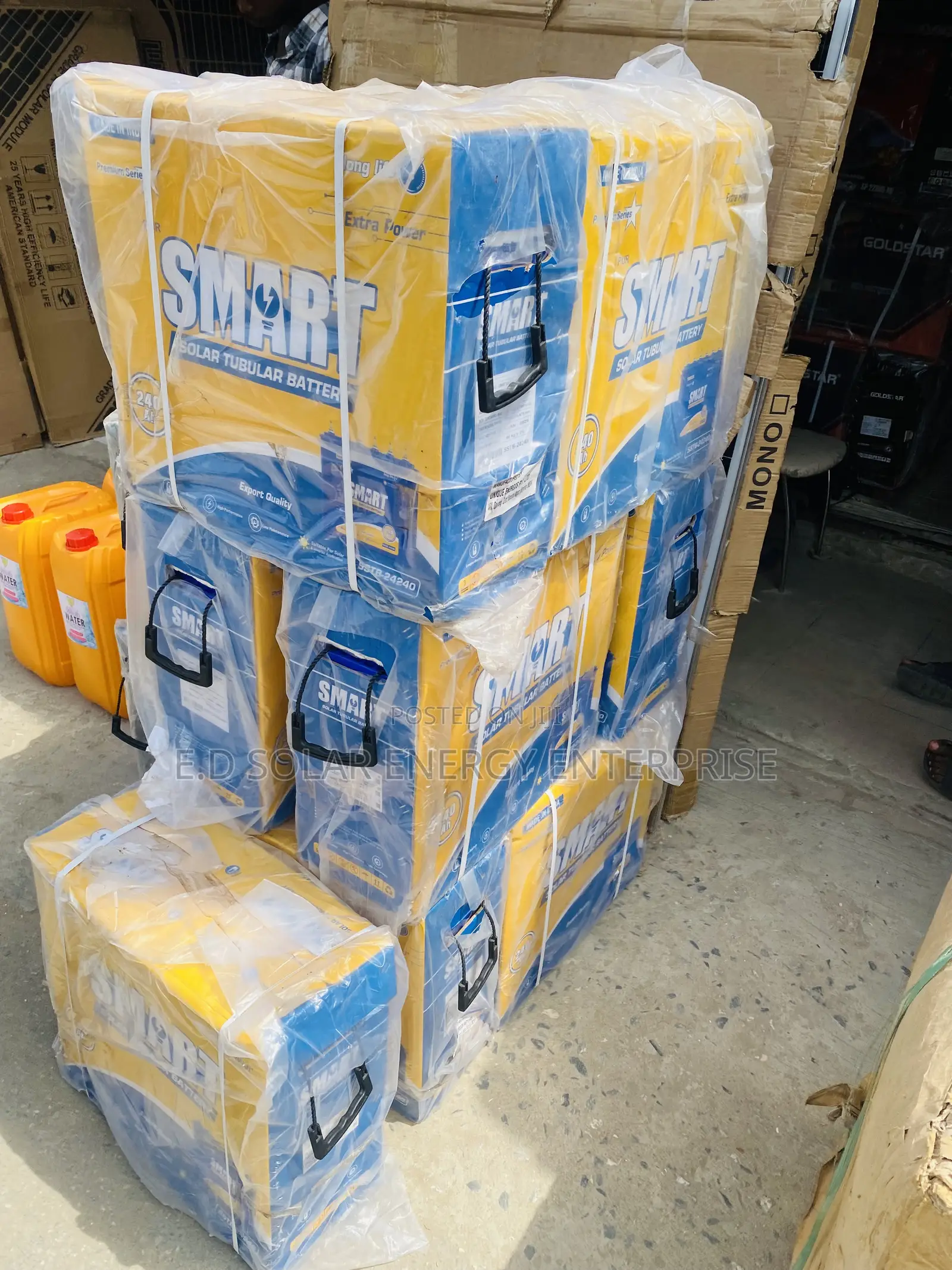 Smart Solar Tubular Battery 220ah 12v
