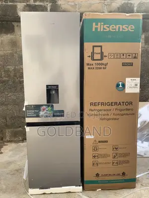 Hisense 264lspacious Double Door Fridge With Water Dispenser