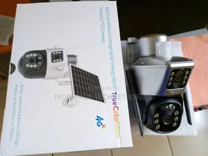 Double Lens Solar Powered CCTV Camera