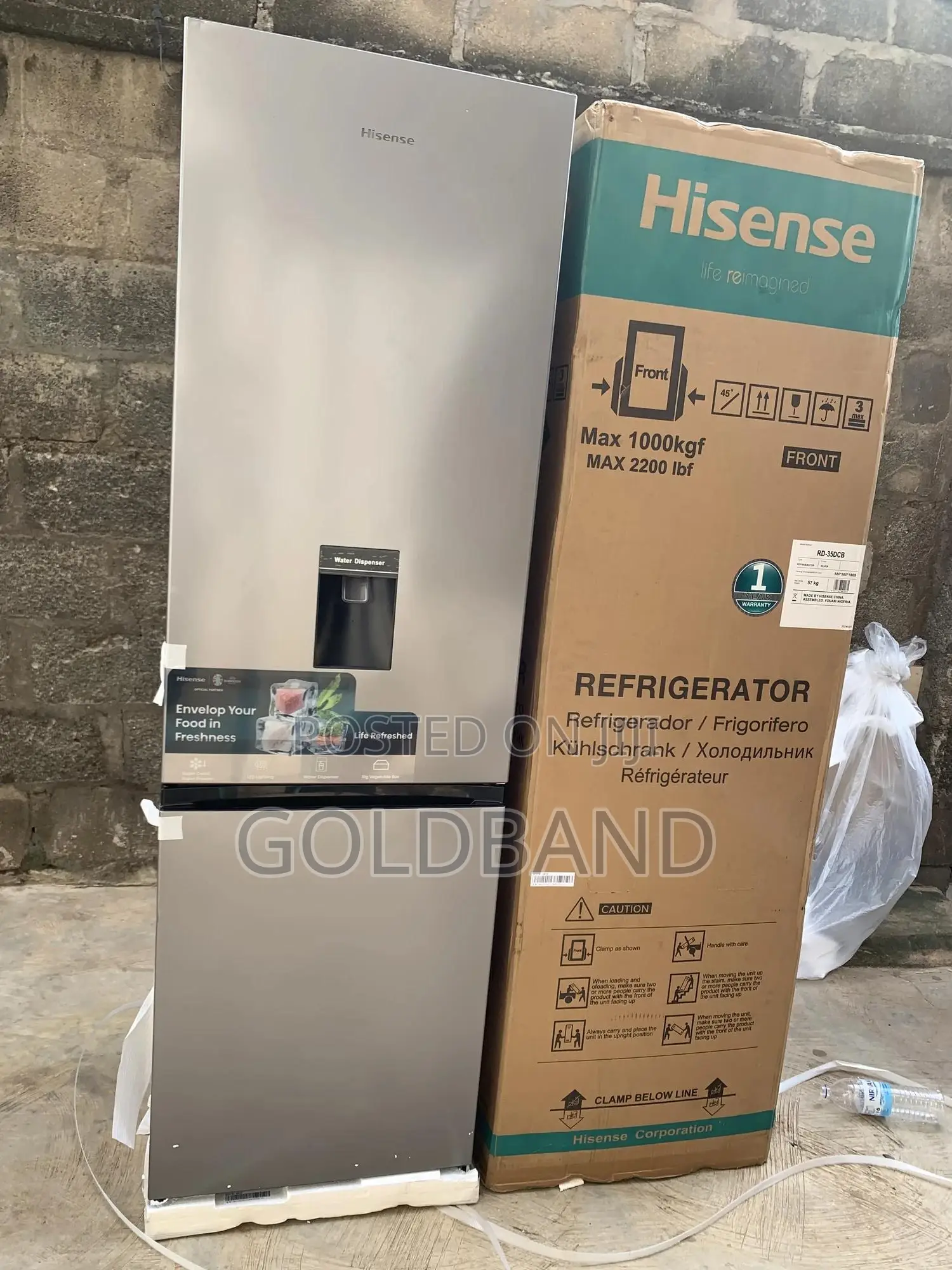 Hisense 264l Eco-Friendly Double Door Refrigerator