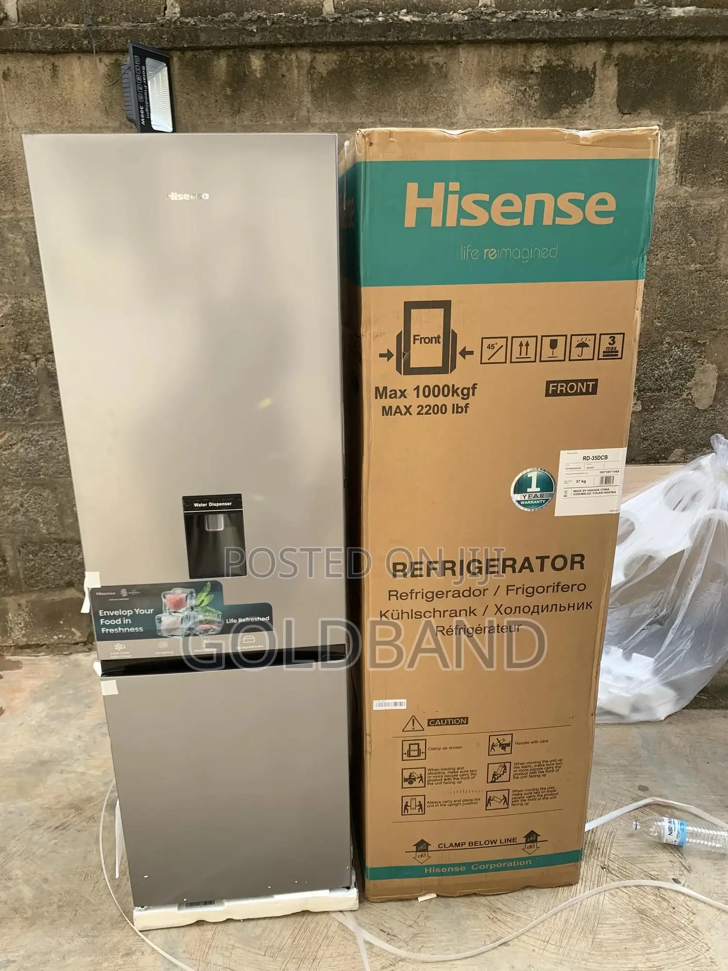 Hisense 264l Eco-Friendly Double Door Refrigerator