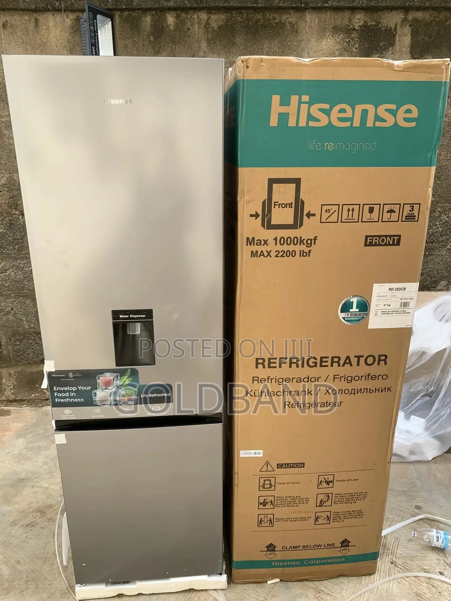 Hisense 264l Fridge Double Door With Advanced Cooling