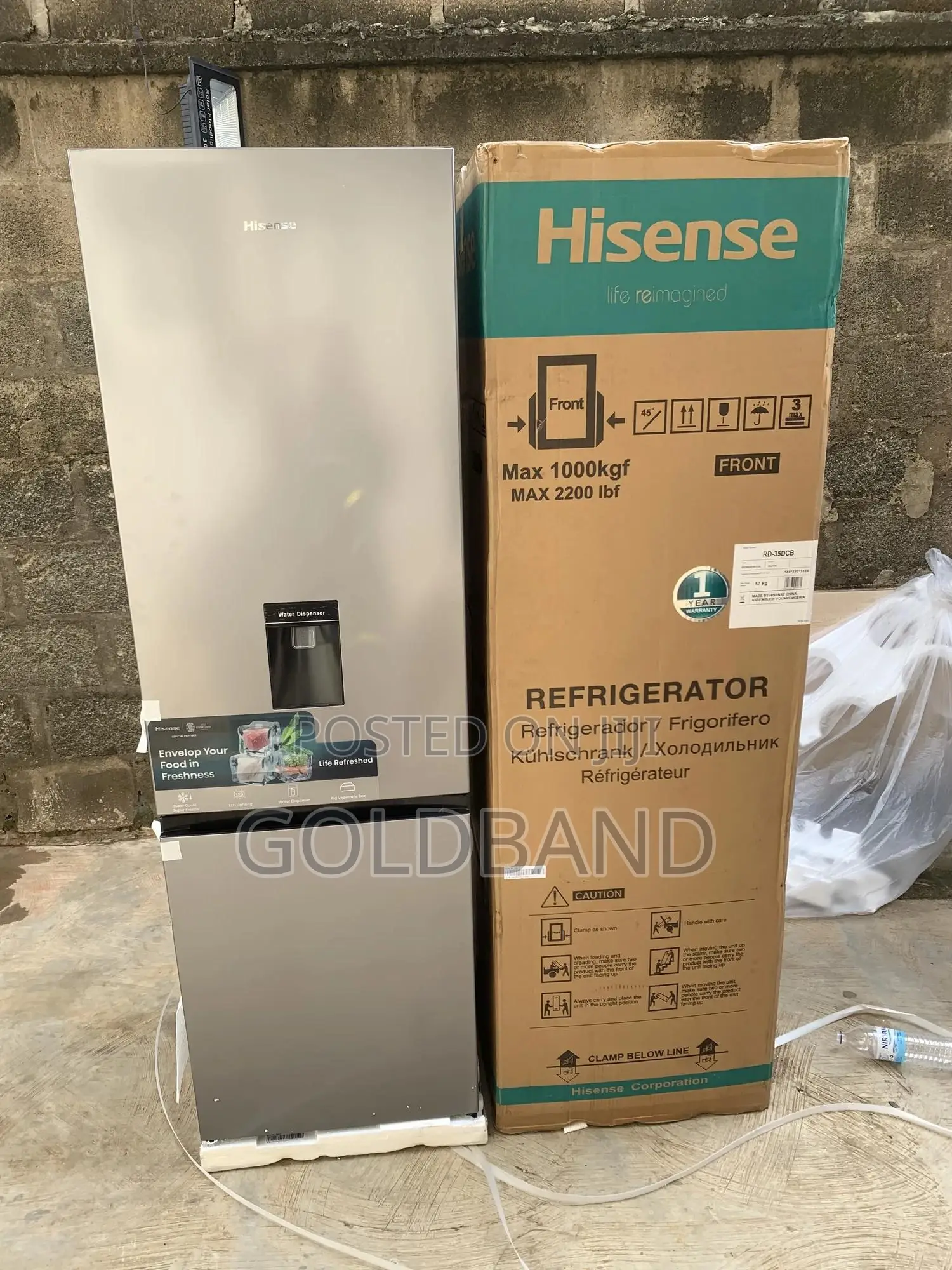 Hisense 264l Fridge Double Door With Advanced Cooling
