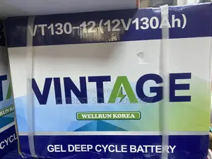 Vintage Solar Battery 130ah