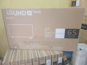 Powerful 65" Smart Tv With 1 Year Warranty