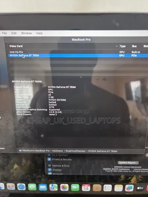 Laptop Apple MacBook Pro 2014 16GB Intel Core I7 SSD 256GB