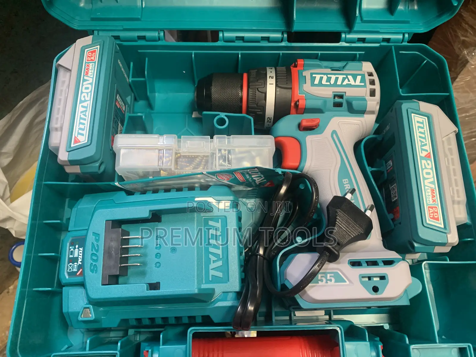 Total Battery Drill With Two Batteries