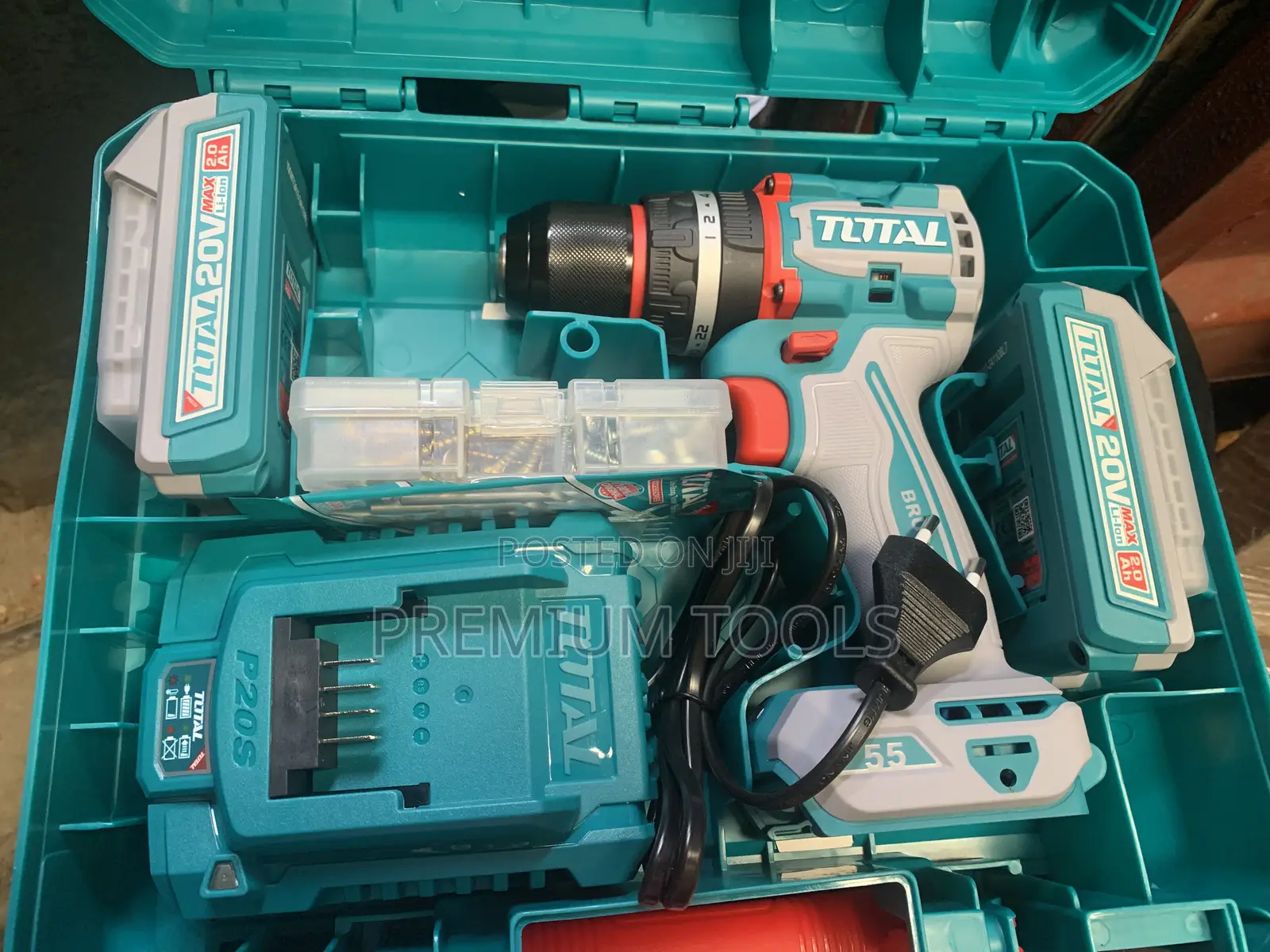 Total Battery Drill With Two Batteries